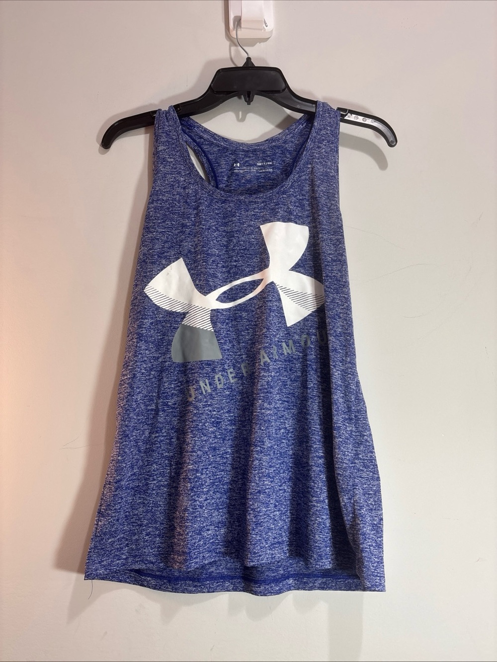 Under Armour Women's Blue Logo Racerback Tank. 1416